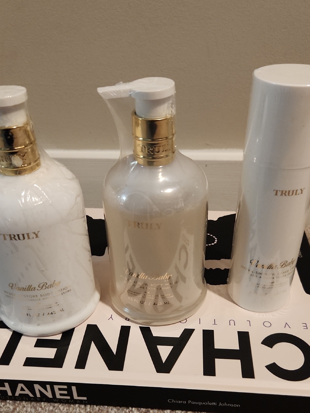 NWT TRULY Vanilla Bath & Body Lotion  & Shave Cream Selling Together